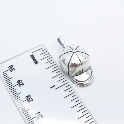 925 Sterling Silver Vintage Shube Cap Pendant