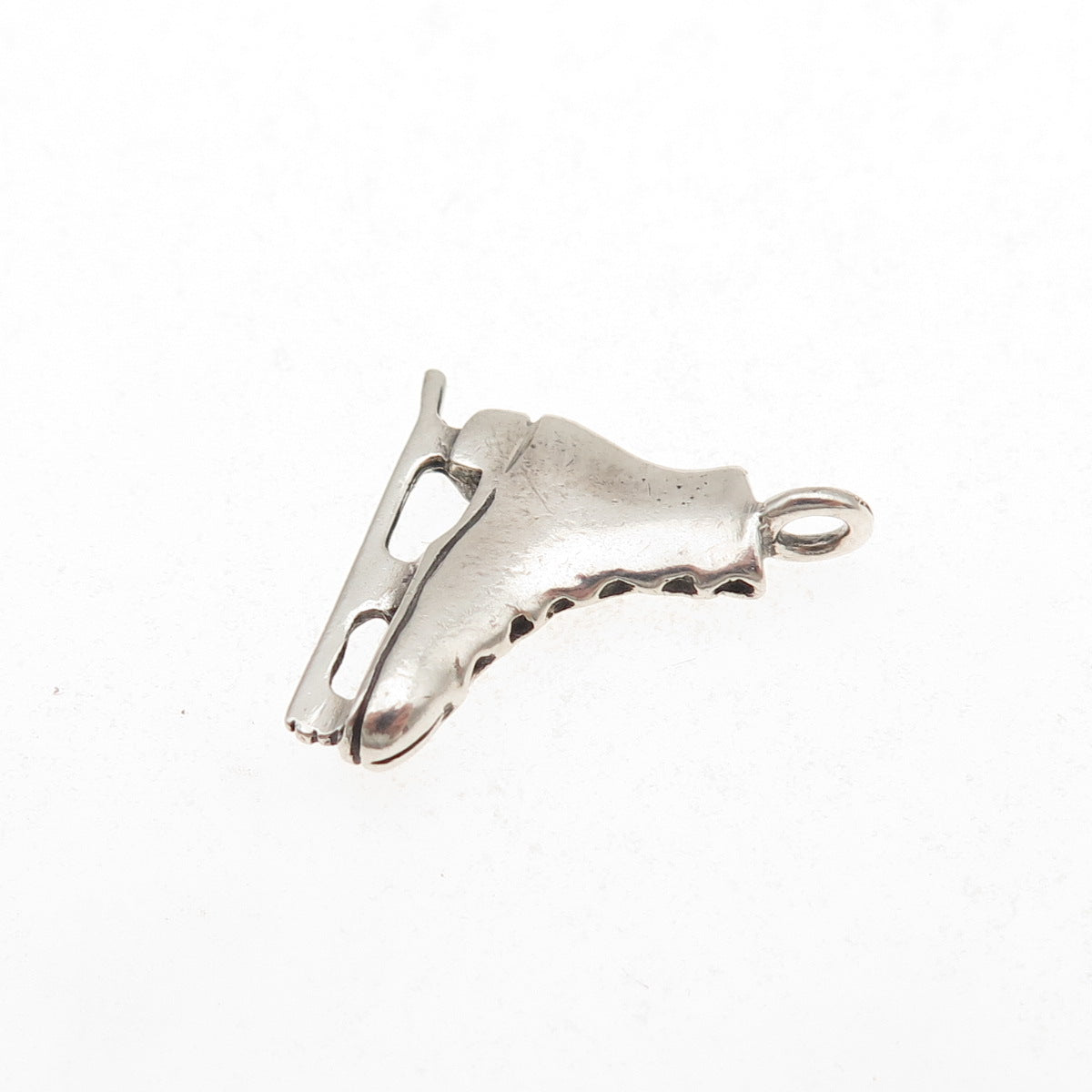 Peter Stone 925 Sterling Silver Vintage Ice Skating Mini Charm Pendant