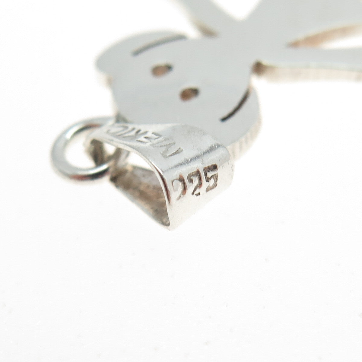 925 Sterling Silver Vintage Mexico Happy Girl Pendant
