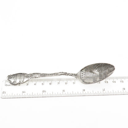 Shepard Sterling Silver Antique Art Deco Heart of Memphis Tennessee Coffee Spoon