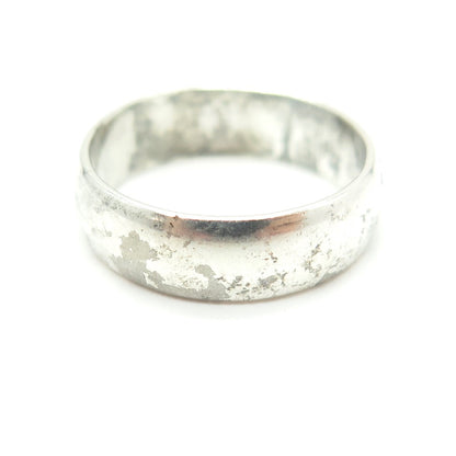 VARGAS 925 Sterling Silver Vintage Classic Band Ring Size 6