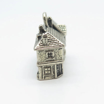 925 Sterling Silver Vintage Department 56 Dickens Village Pendant