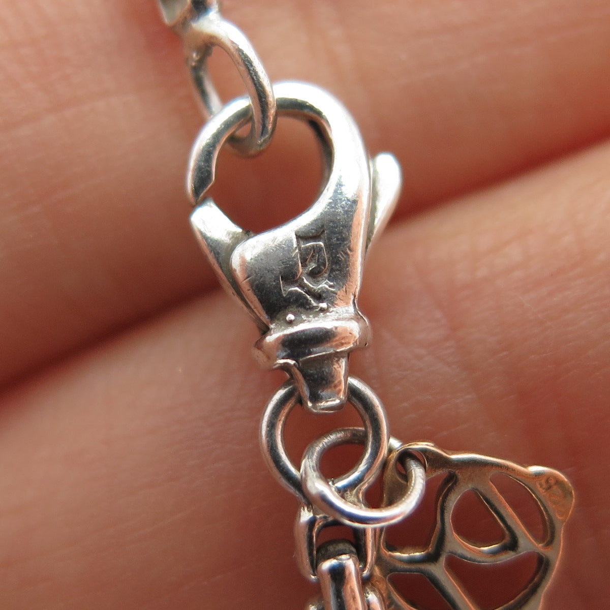 DAVID YURMAN 925 Sterling Silver 2-Tone Round Box Chain Necklace 22"