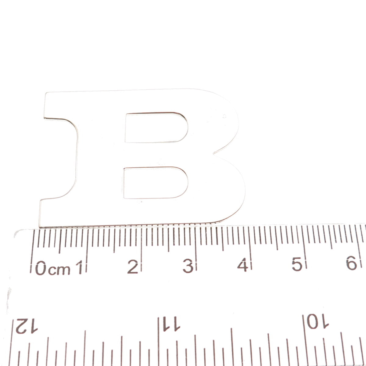 Teeny HWS 835 Silver Vintage Denmark Letter B Initial Pin Brooch