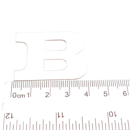Teeny HWS 835 Silver Vintage Denmark Letter B Initial Pin Brooch