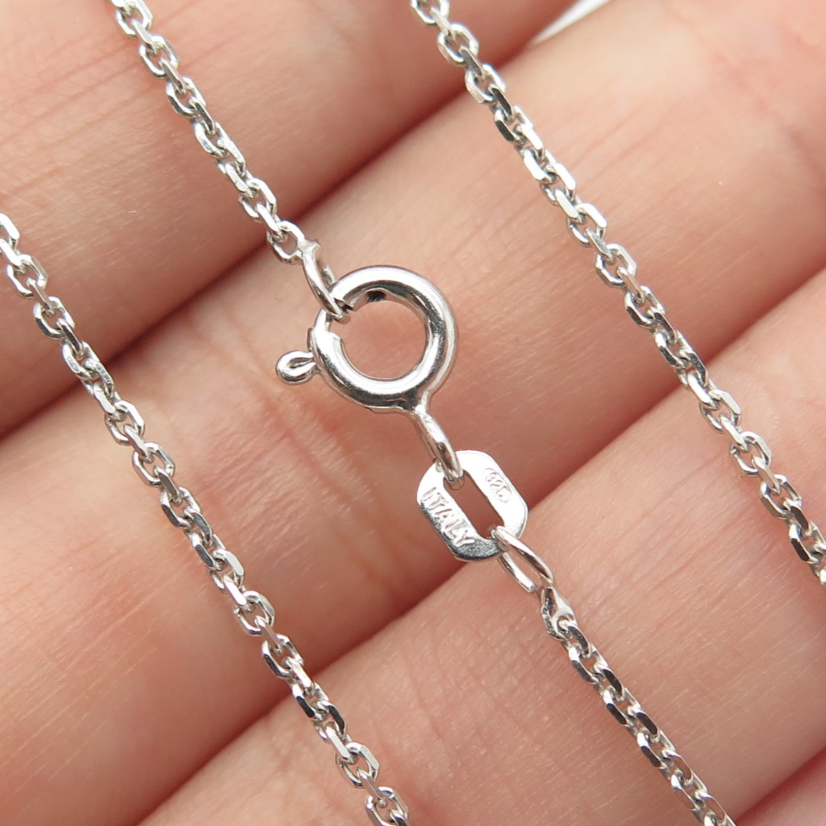 925 Sterling Silver Real Pearl & Round-Cut C Z Heart Cable Chain Necklace 16"