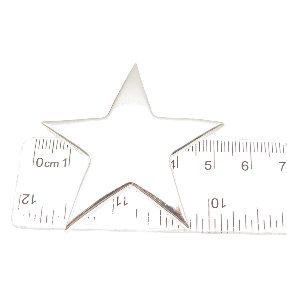 925 Sterling Silver Vintage Mexico Star Pin Brooch