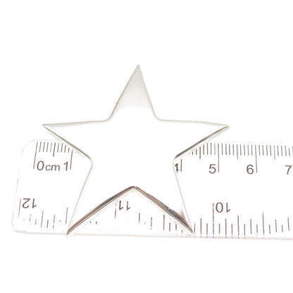 925 Sterling Silver Vintage Mexico Star Pin Brooch