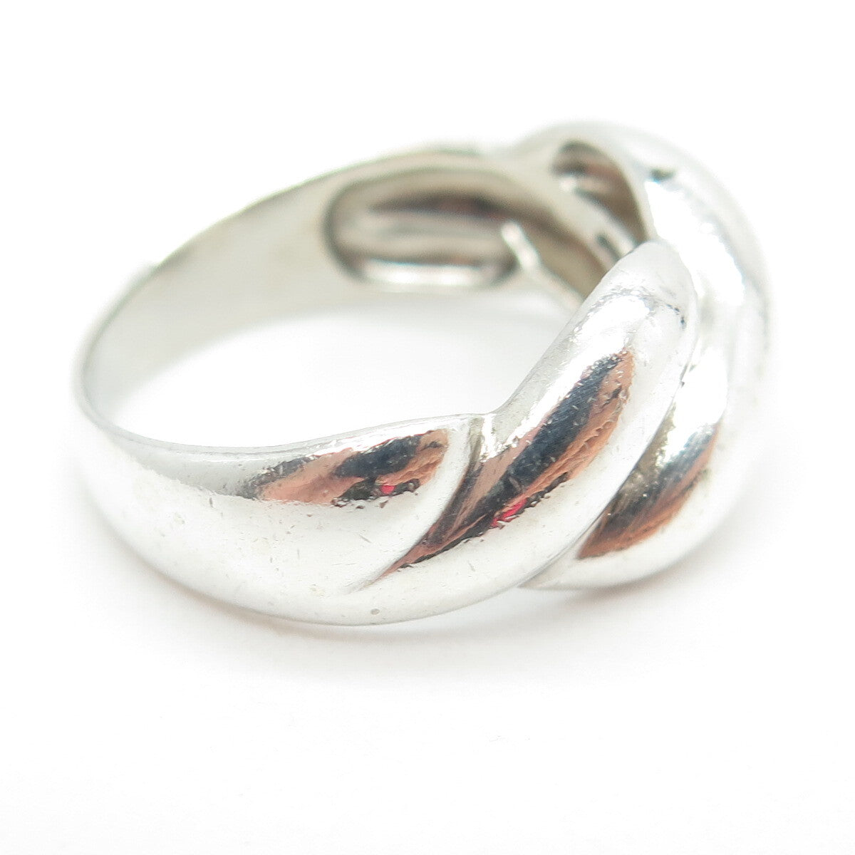 CHAPAL ZENRAY 925 Sterling Silver Vintage Modernist Ring Size 9