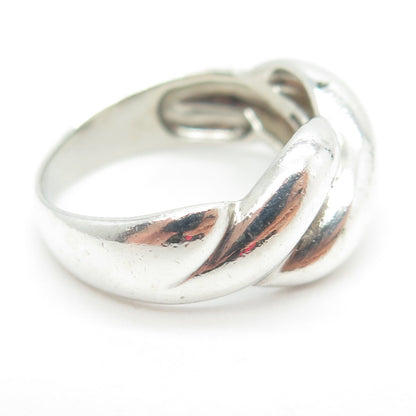 CHAPAL ZENRAY 925 Sterling Silver Vintage Modernist Ring Size 9