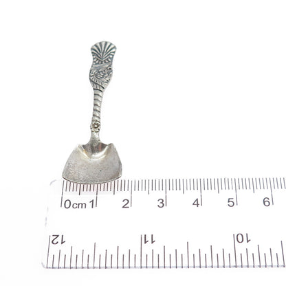 MALTBY STEVENS & CURTISS CO. 925 Sterling Silver Antique Salt & Spices Spoon