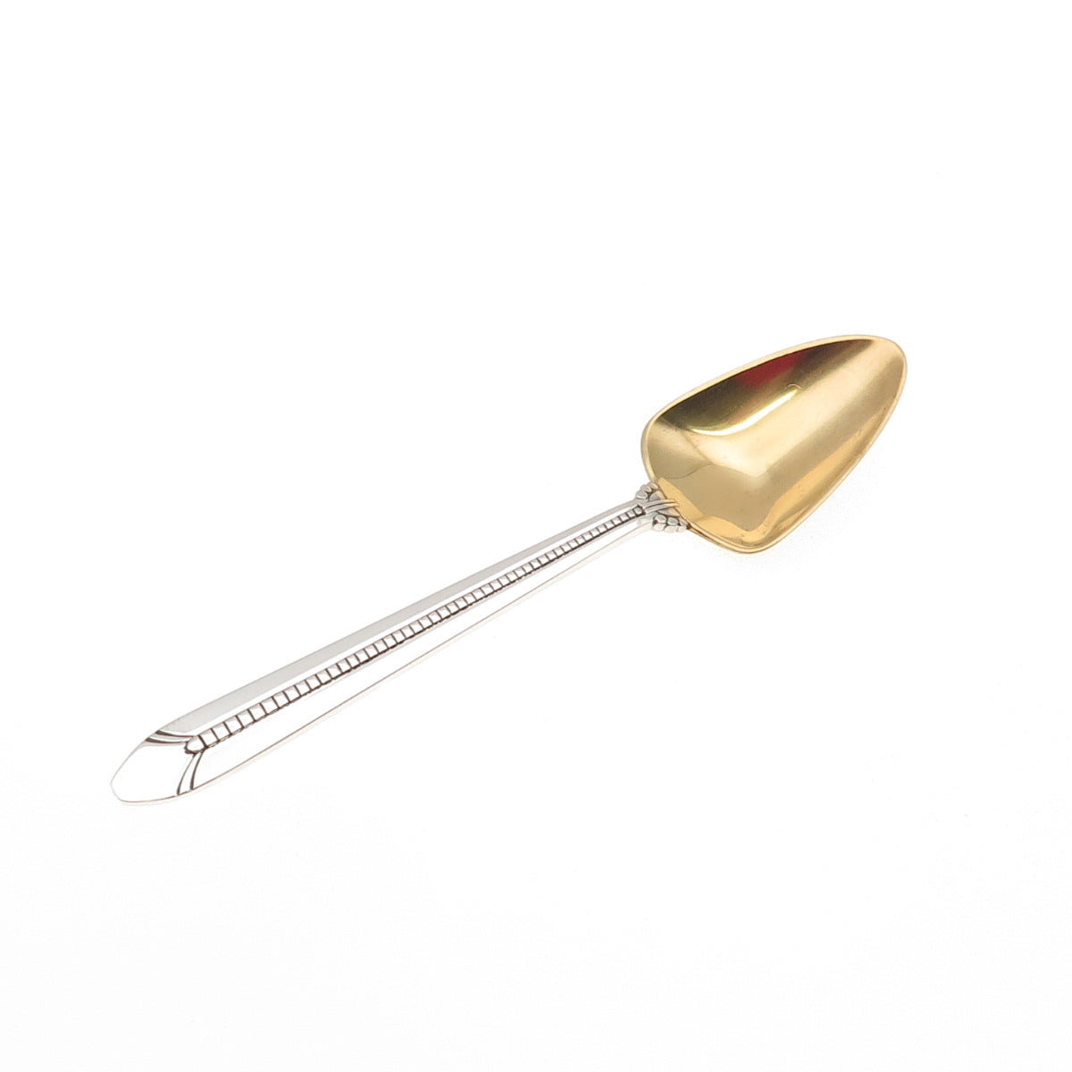 Tiffany & Co. 925 Sterling Antique Art Deco Monogram Individual Melon Spoon