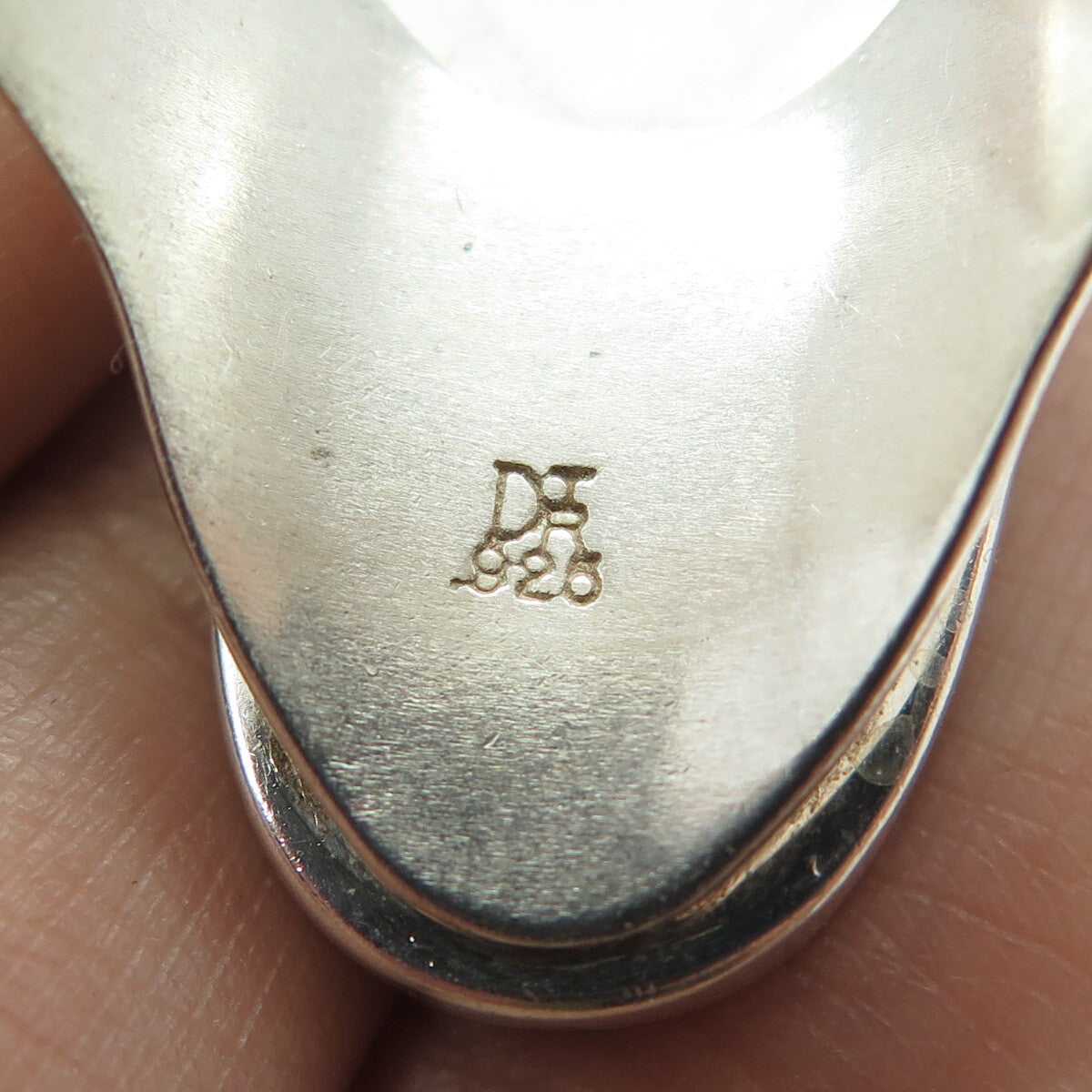 JAY KING DESERT ROSE 925 Sterling Silver Vintage Real Serpentine Ring Size 8