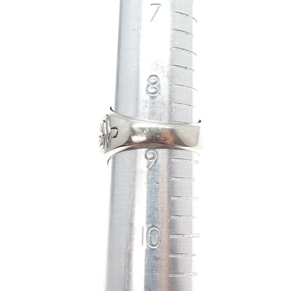 REED Sterling Silver Vintage 1996 Lab-Created Ruby Dreyfus School Ring Size 8.75