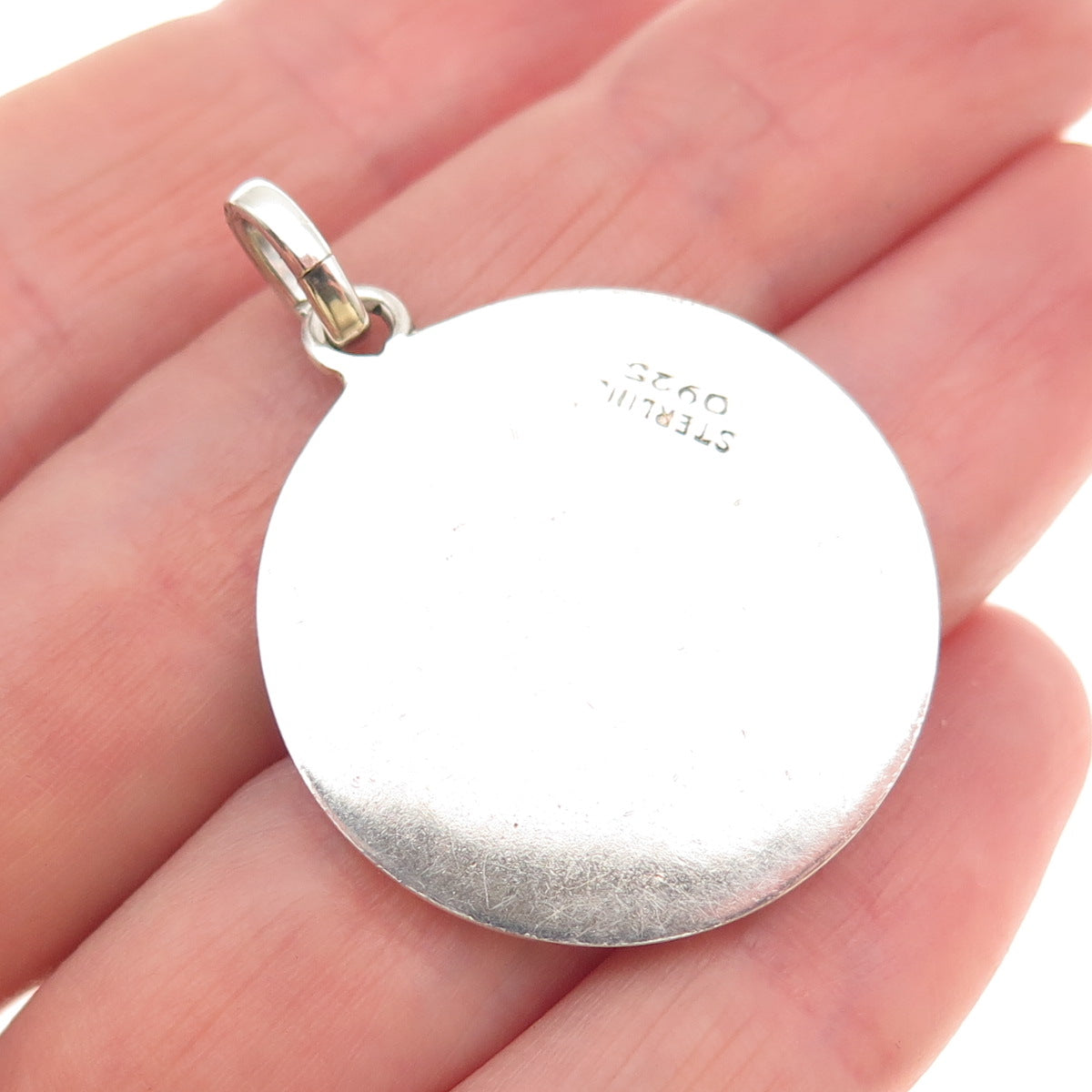 925 Sterling Silver Vintage Sagittarius Zodiac Sign Oxidized Charm Pendant