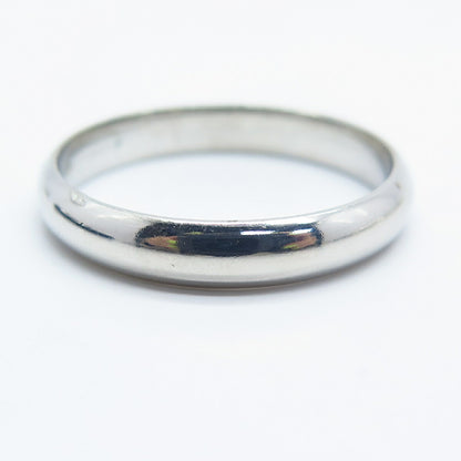 925 Sterling Silver Turkey Classic Band Ring Size 12.25