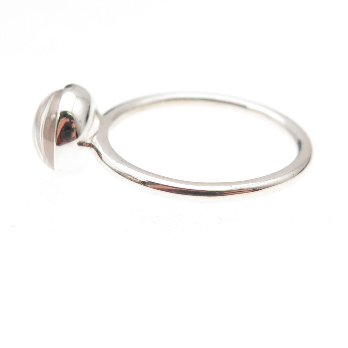 Pandora 925 Sterling Silver Clear Crystal Poetic Droplet Ring Size 7