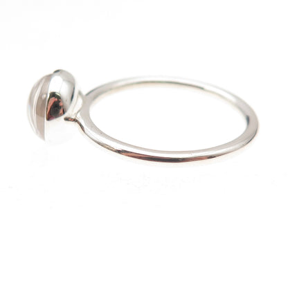 Pandora 925 Sterling Silver Clear Crystal Poetic Droplet Ring Size 7