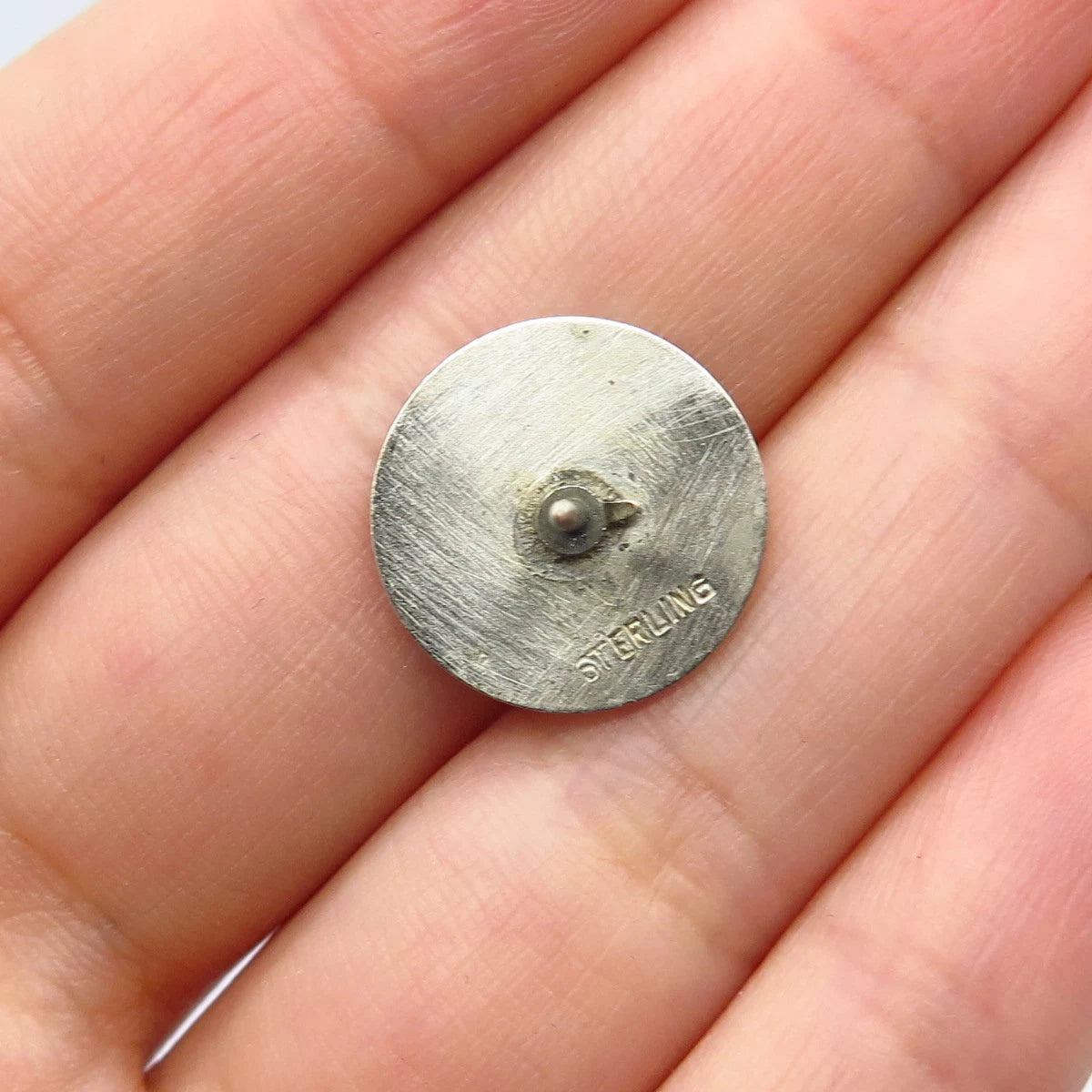 925 Sterling Silver Vintage Enamel "Vanguard Class" Pin