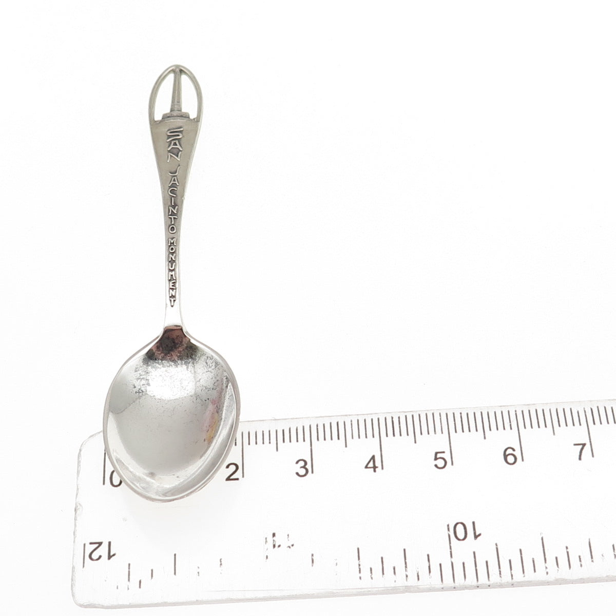 925 Sterling Silver Antique Art Deco San Jacinto Monument Coffee Spoon