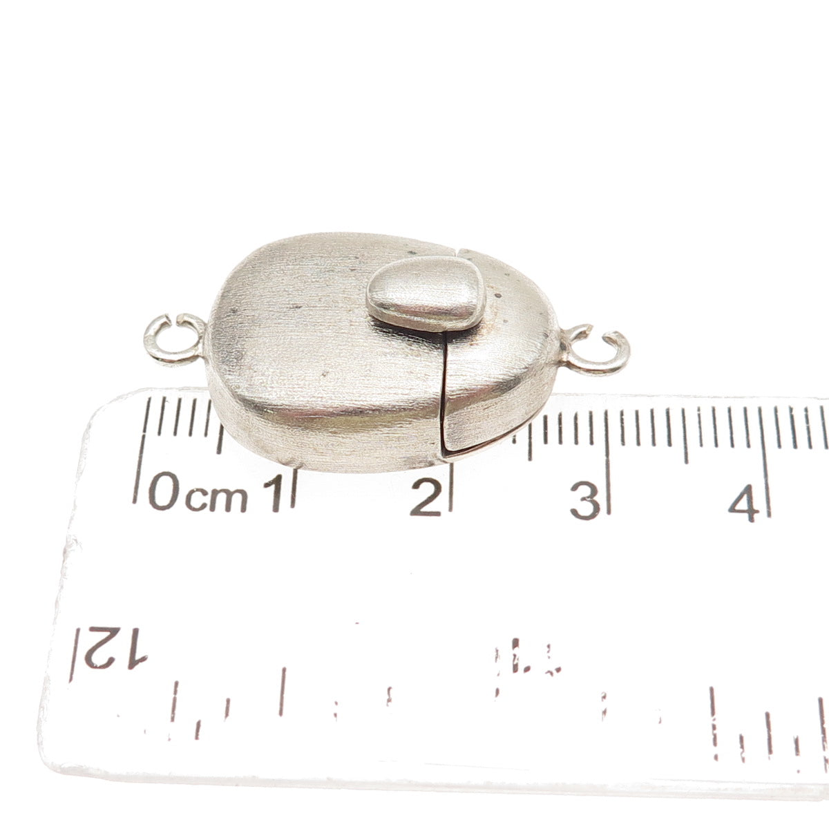 Whitney Kelly 925 Sterling Silver Vintage Bracelet / Necklace Box Lock Clasp