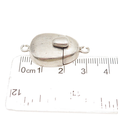 Whitney Kelly 925 Sterling Silver Vintage Bracelet / Necklace Box Lock Clasp