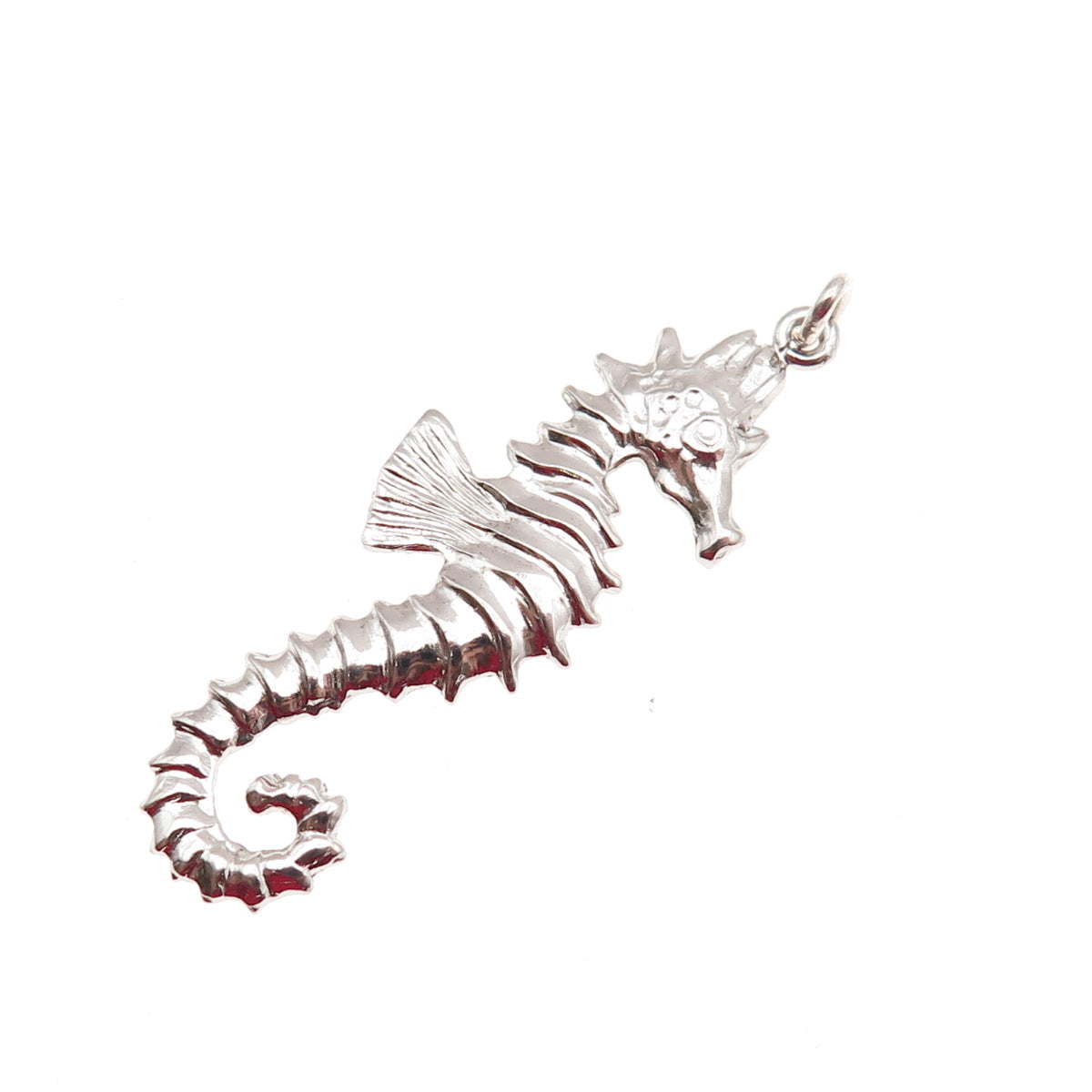 BREADNER CO. 925 Sterling Silver Vintage Seahorse Charm Pendant