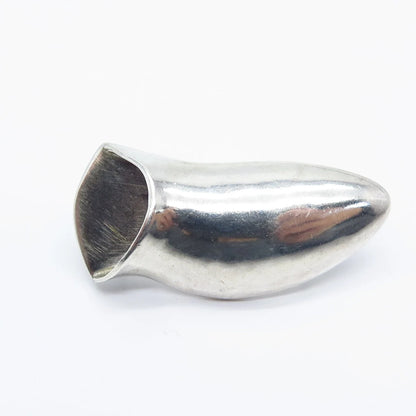 925 Sterling Silver Vintage Modernist Pin