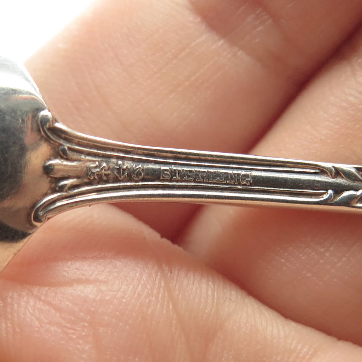 925 Sterling Silver Antique Gorham Elmer E. Sanborn Claremont Demitasse Spoon