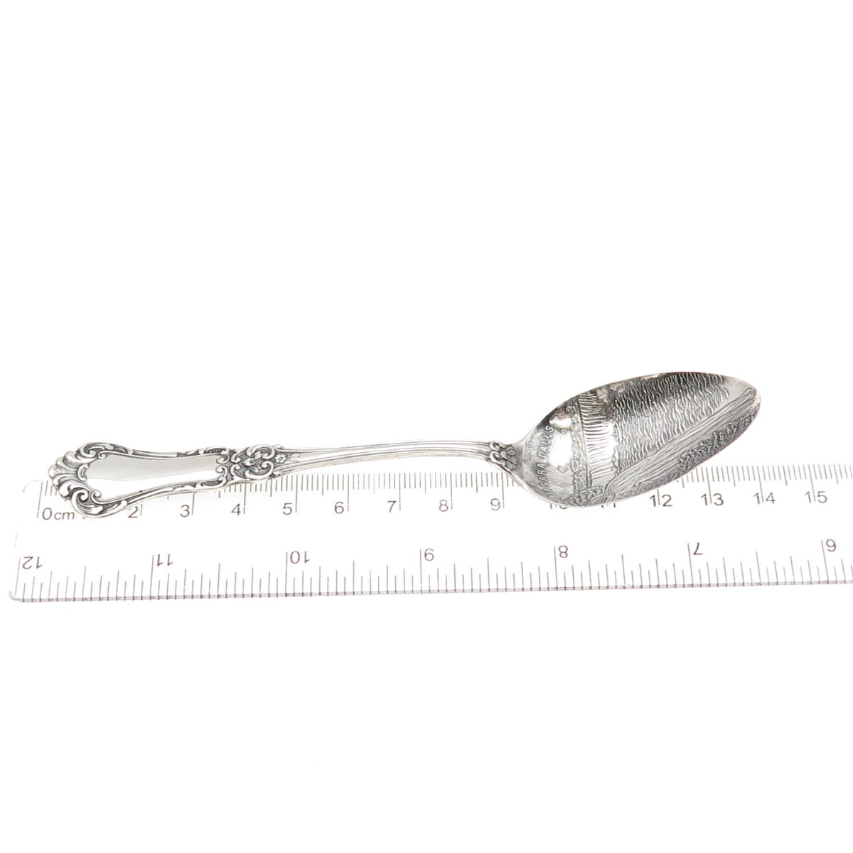 Shepard 925 Sterling Silver Antique Art Deco Niagara Falls Coffee Spoon #55