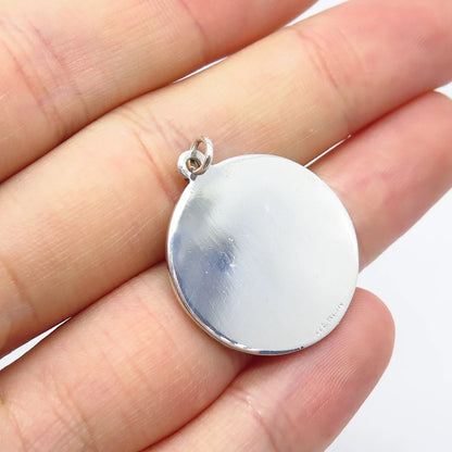 925 Sterling Silver Vintage "Confirmation" Holy Ghost Religious Charm Pendant