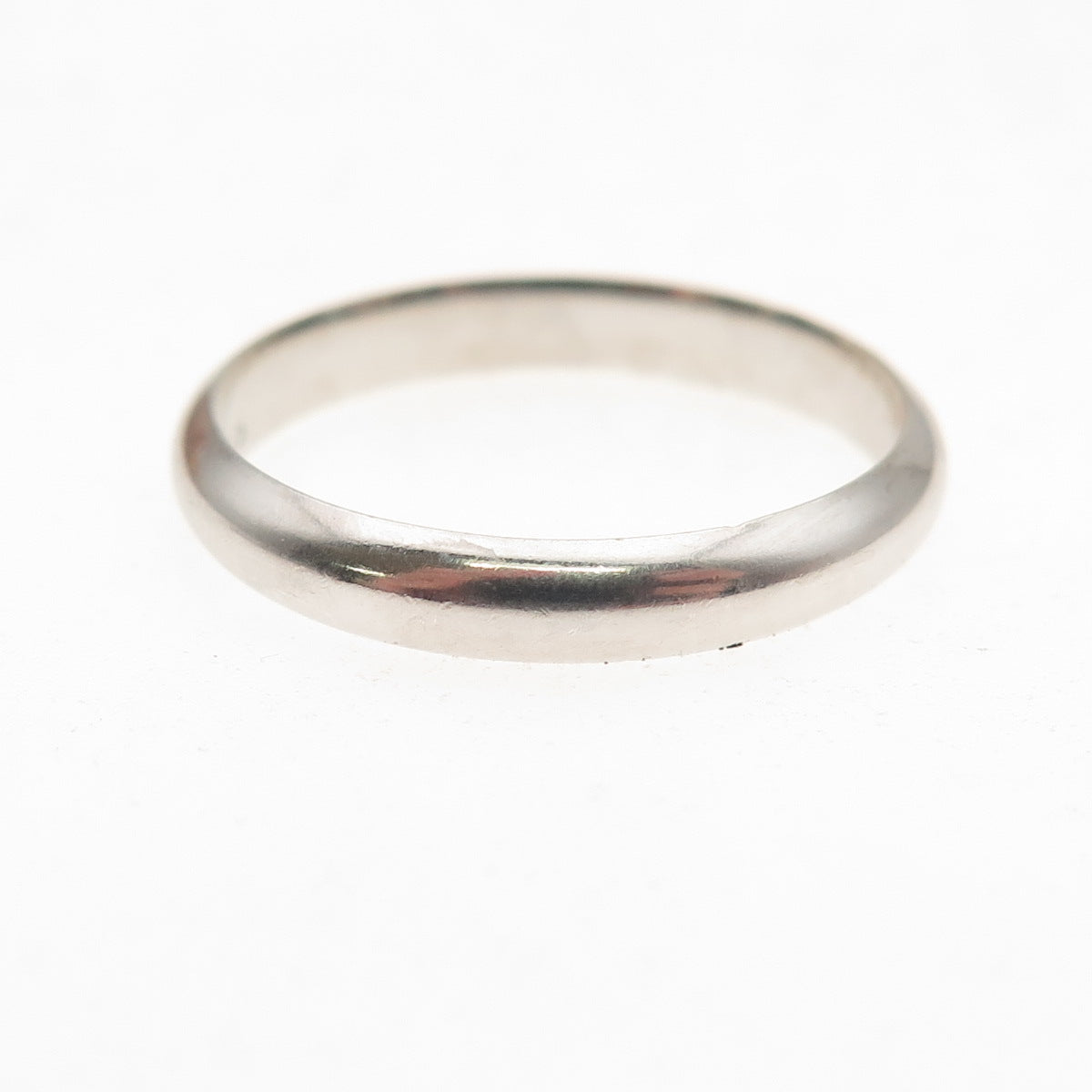925 Sterling Silver Vintage Classic Wedding Band Ring Size 9