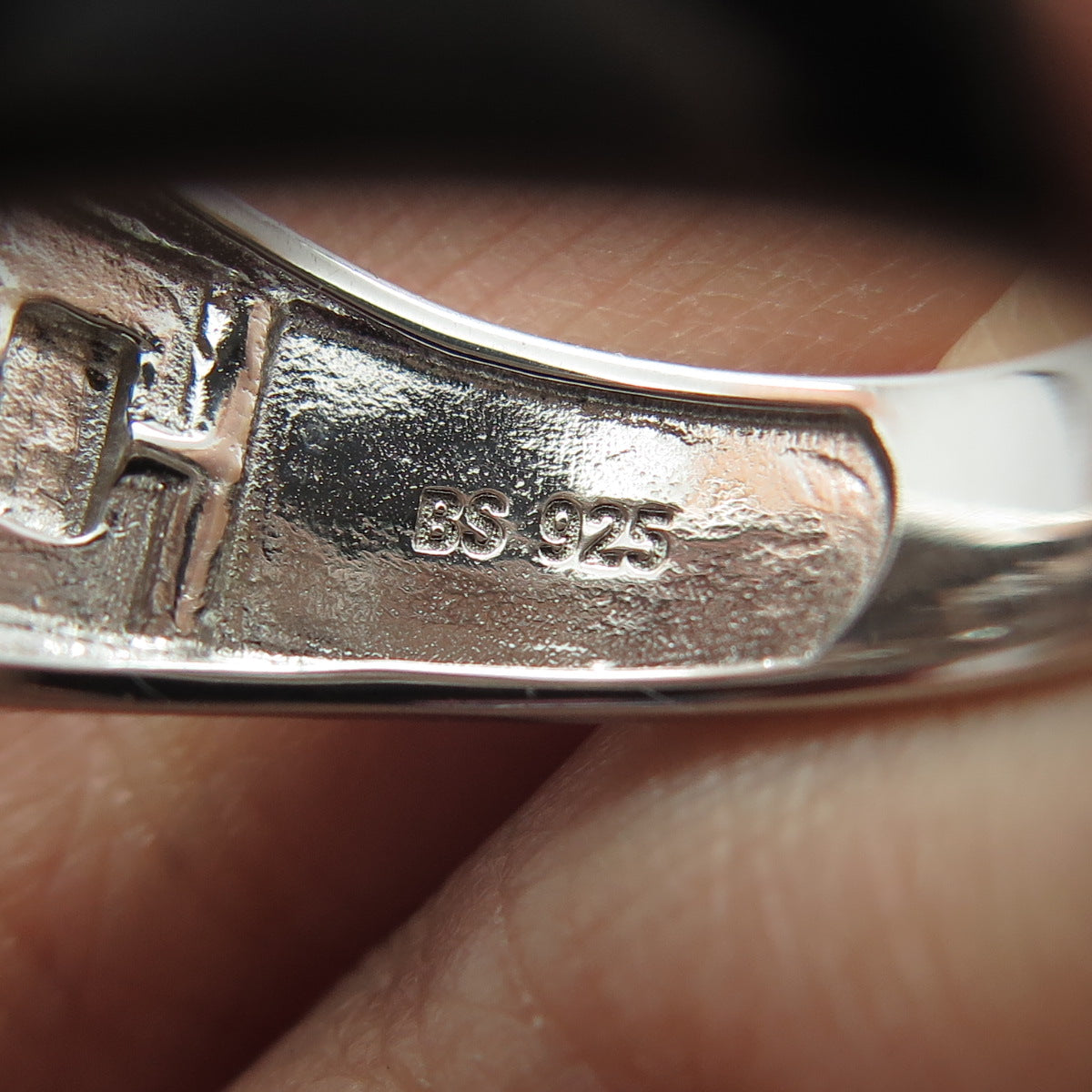 925 Sterling Silver Princess-Cut & Round-Cut Shaped C Z Ring Size 9.25