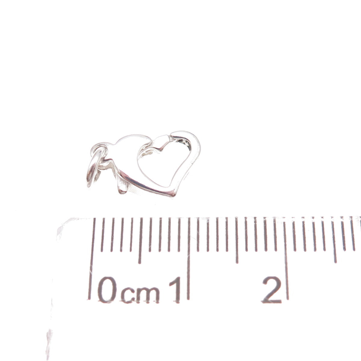 925 Sterling Silver Bracelet / Necklace Heart Lobster Lock Clasp