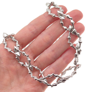 Hard Jewelry 925 Sterling Silver Chain of Addiction Necklace 16"
