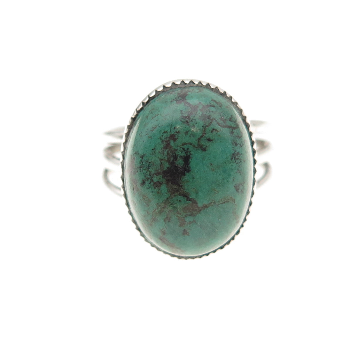 Old Pawn Sterling Silver Vintage Southwestern Royston Turquoise Ring Size 5.5