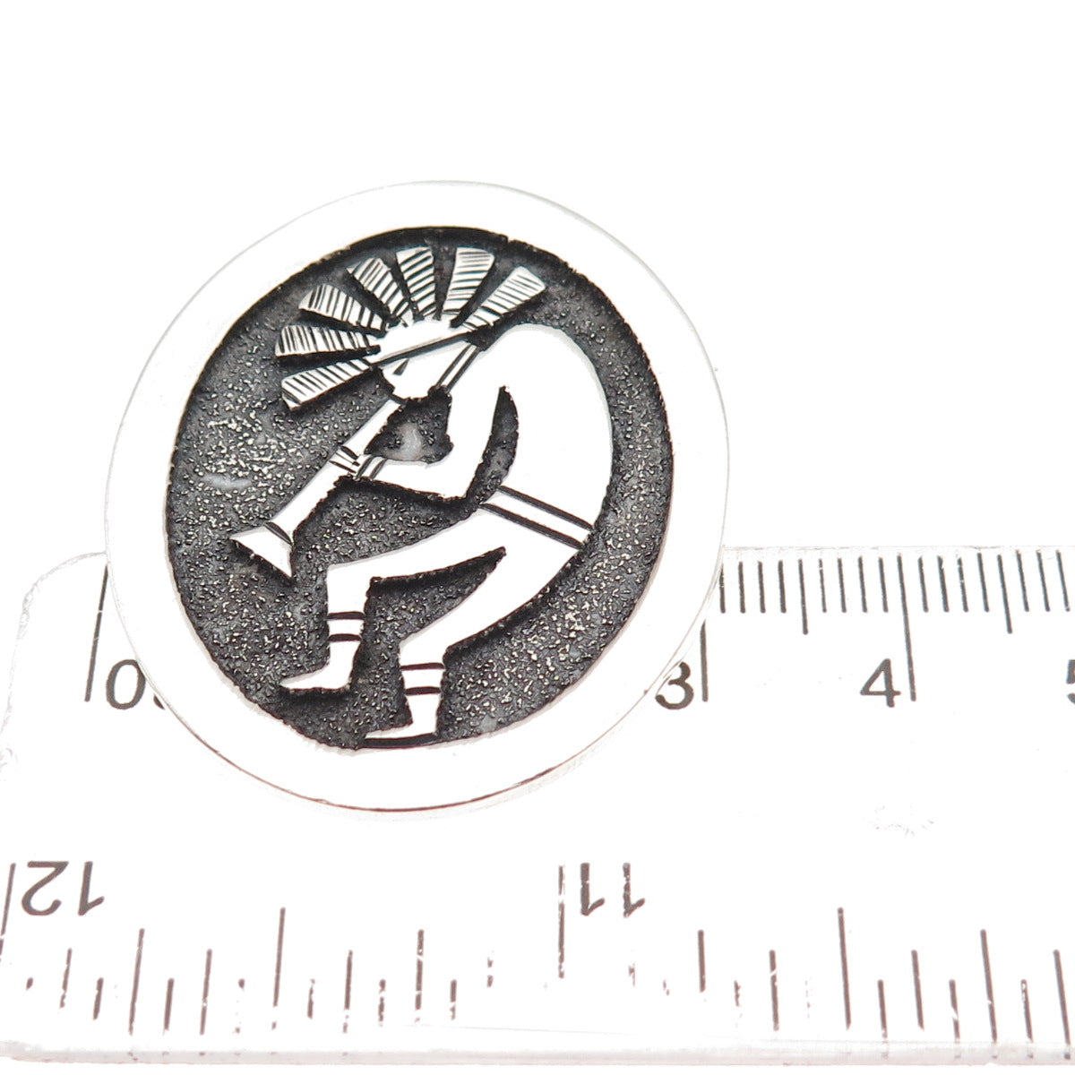 Ben Boyd Navajo Old Pawn Sterling Silver Vintage Kokopelli Pin Brooch / Pendant