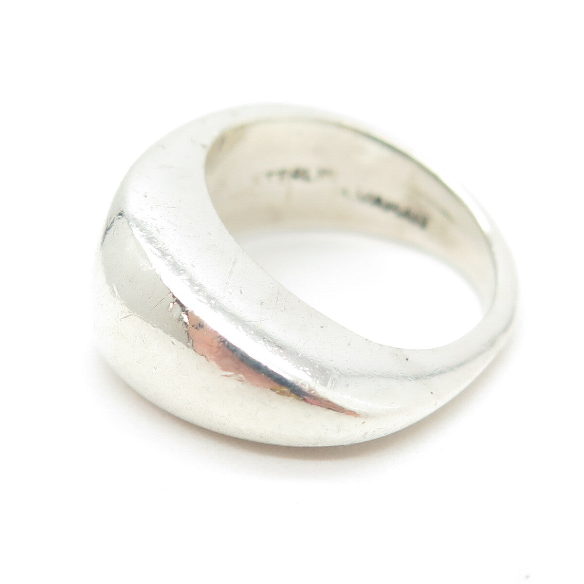 ALWAND VAHAN 925 Sterling Silver Vintage Modernist Ring Size 6