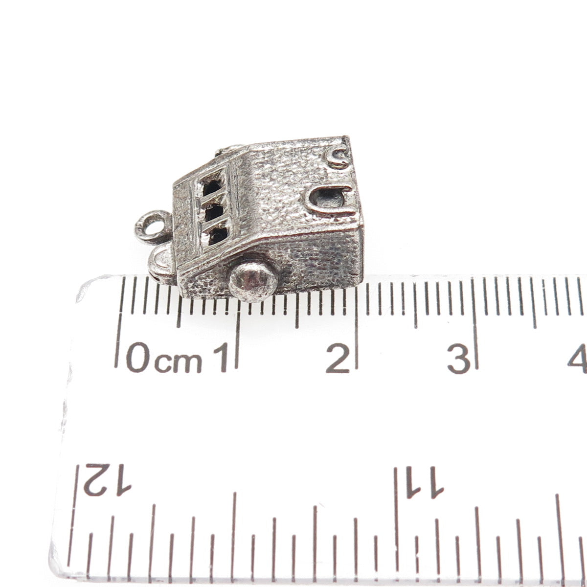 DANECRAFT 925 Sterling Silver Vintage Slot Machine Casino Mini 3D Charm Pendant