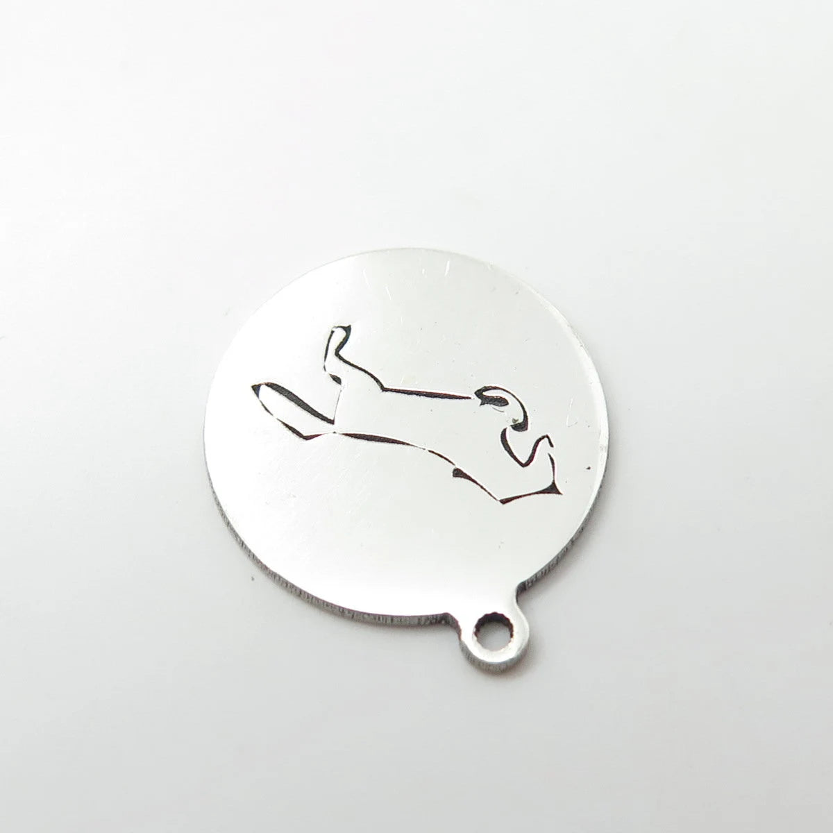 925 Sterling Silver USA Two In Town Horse Charm Pendant
