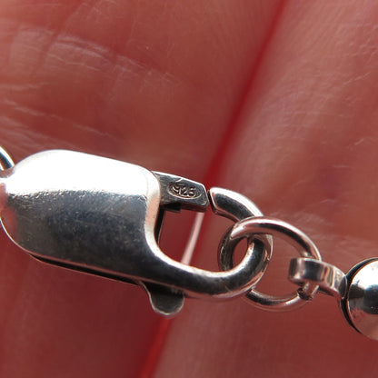 Jay King Desert Rose 925 Sterling Vintage Real Amethyst & Turquoise Necklace 22"