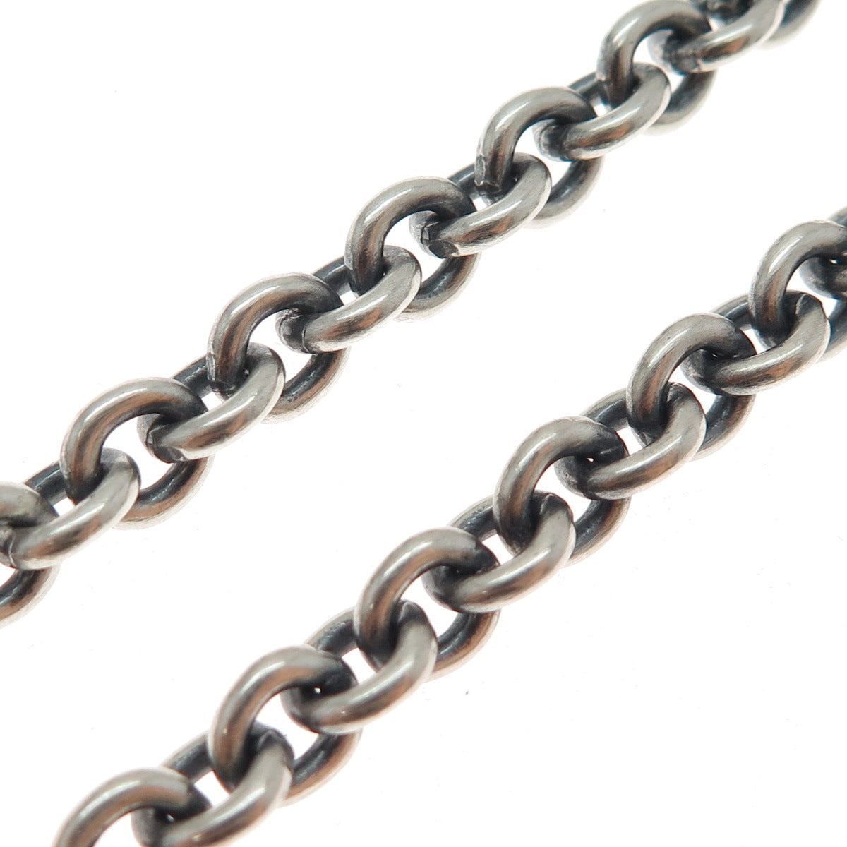 Theo Fennell 925 Sterling Silver Vintage London Bat Oxidized Chain Necklace 40"