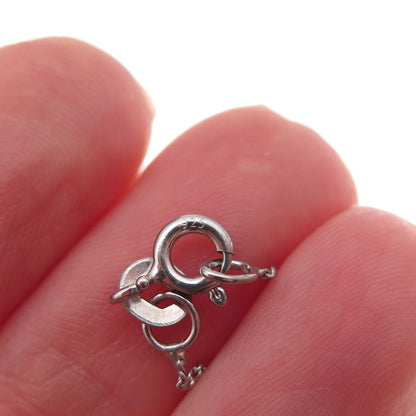 Chuck Clemency 925 Sterling Silver Real Tanzanite Cuban Chain Necklace 20"