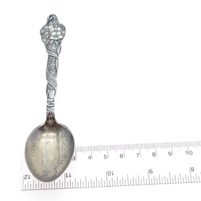 JOSEPH MAYER Sterling Vintage Olympic Range Seattle States & Cities Coffee Spoon