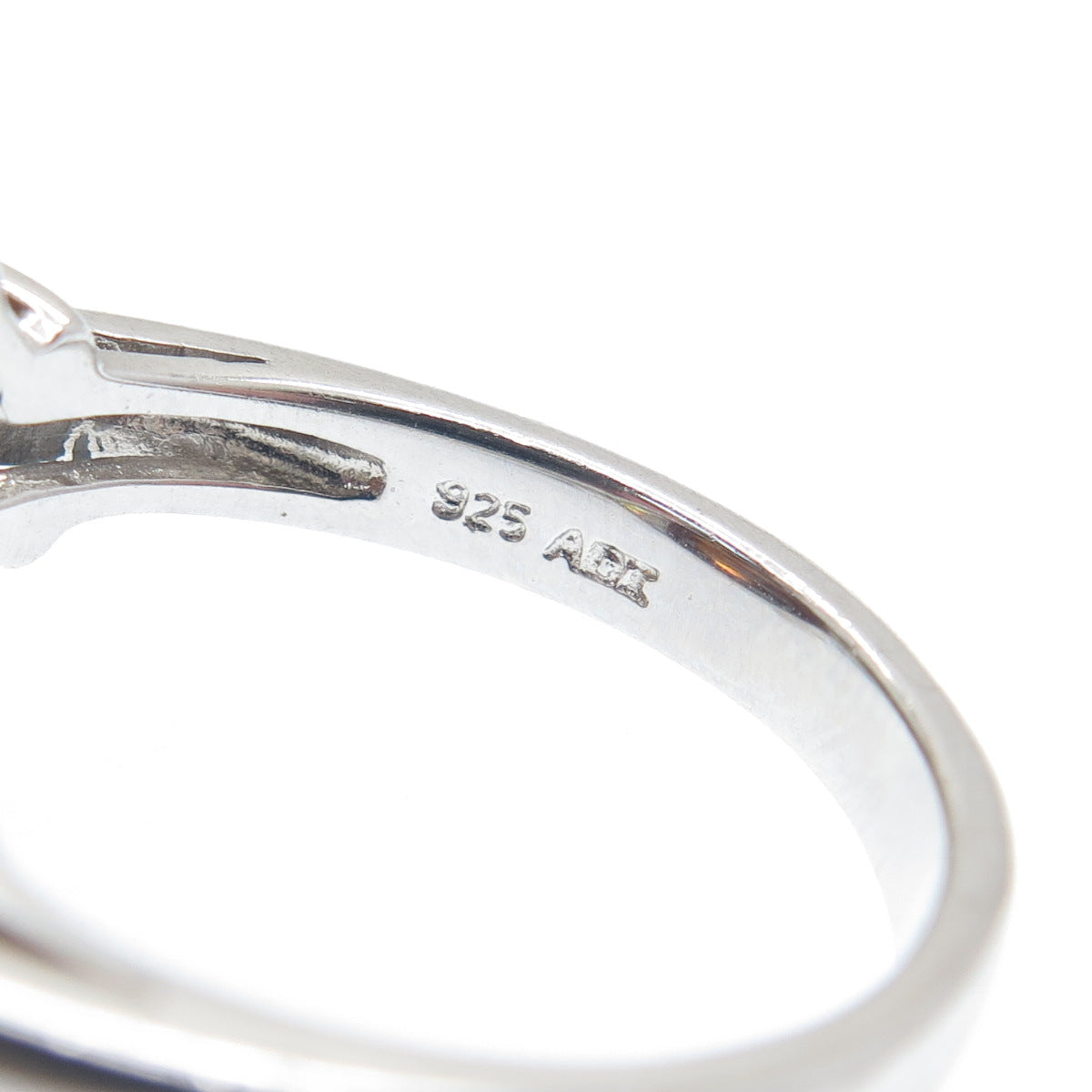 925 Sterling Silver ADI Red & Canary Multi-Cut C Z Ring Size 7.25