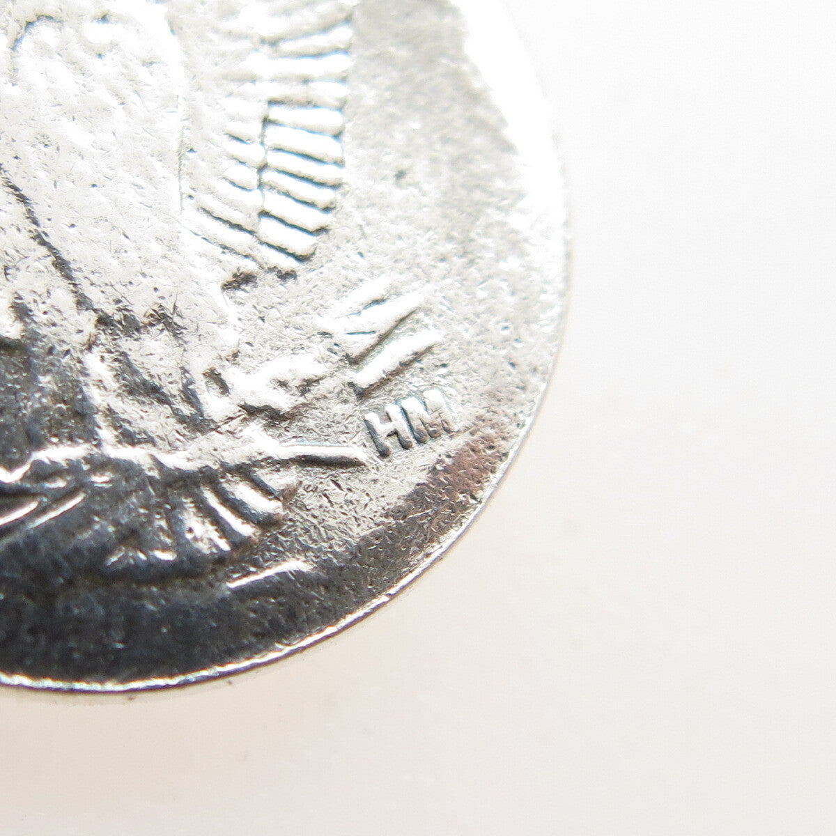 925 Sterling Silver Vintage "Morgan Dollar" Coin Replica Pendant