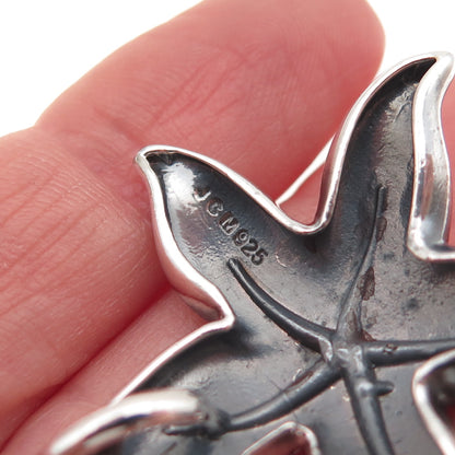 JCM Jacmel Mauritius 925 Sterling Silver Vintage Starfish Slide Charm Pendant