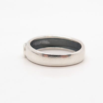925 Sterling Silver Vintage Ross Simons Swirl Ring Size 7