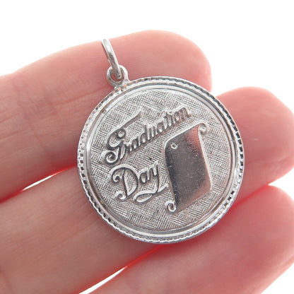 GRIFFITH & SONS CO 925 Sterling Silver Vintage "Graduation Day" Charm Pendant