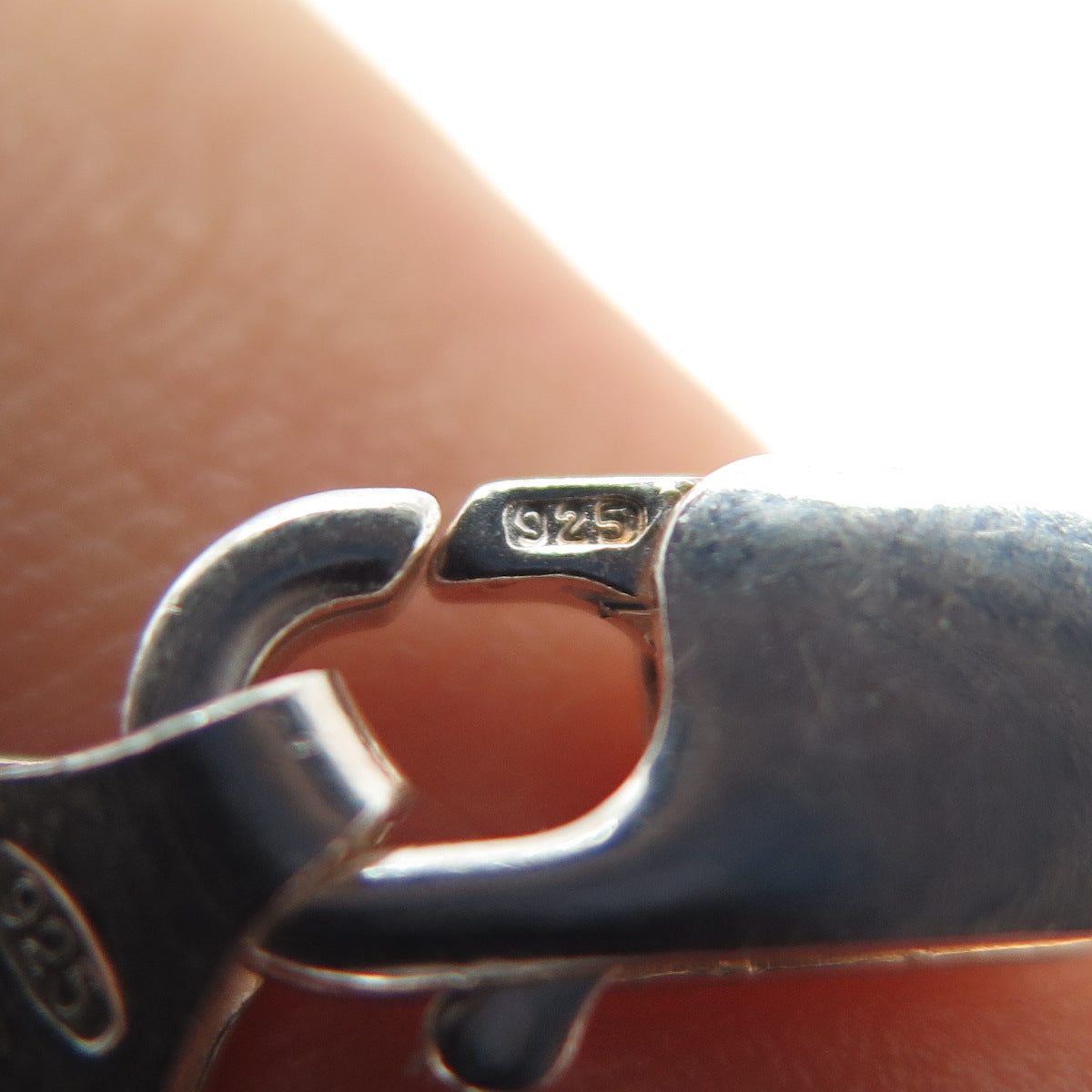 925 Sterling Silver Vintage Curb Chain Necklace 22"